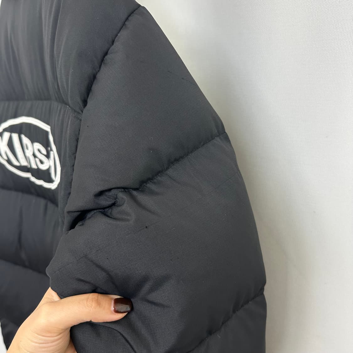  키르시 남자 덕다운 롱패딩 점퍼 검정 (1) 상품이미지6