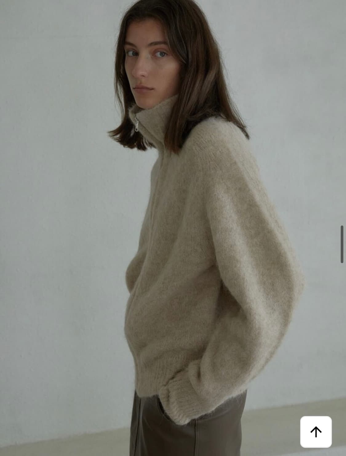 H8 maren alpaca blouson 집업 상품이미지3