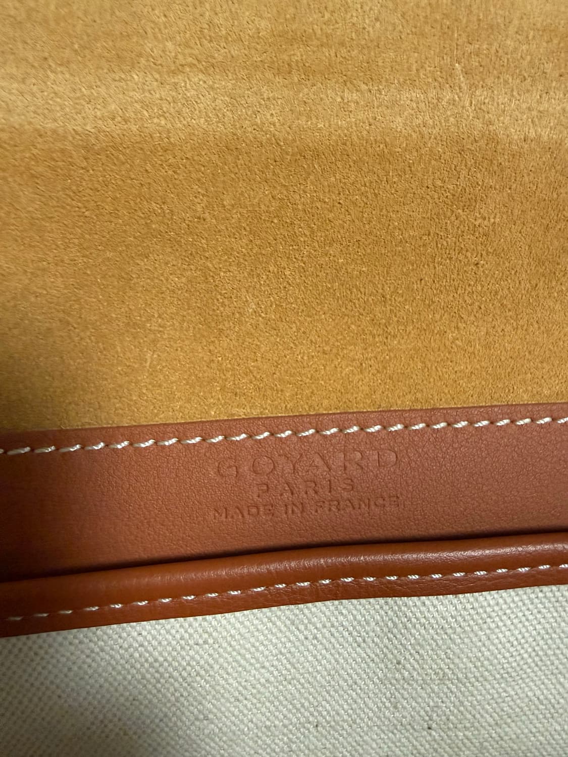 고야드 쿠르지에 메신저백 민트급  블랙탄 풀구성 판매  상품이미지6