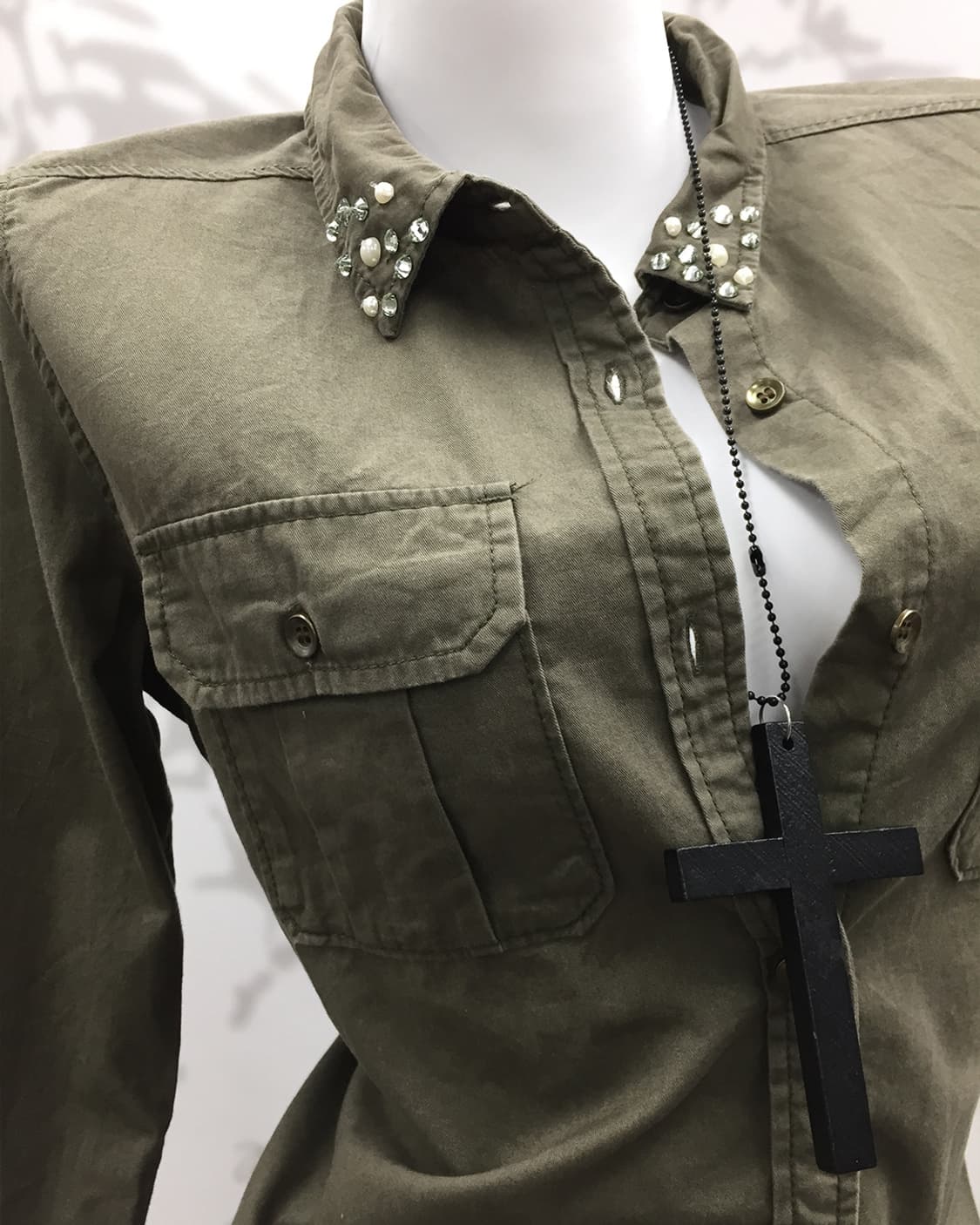 Y2K cubic point shirts 상품이미지4