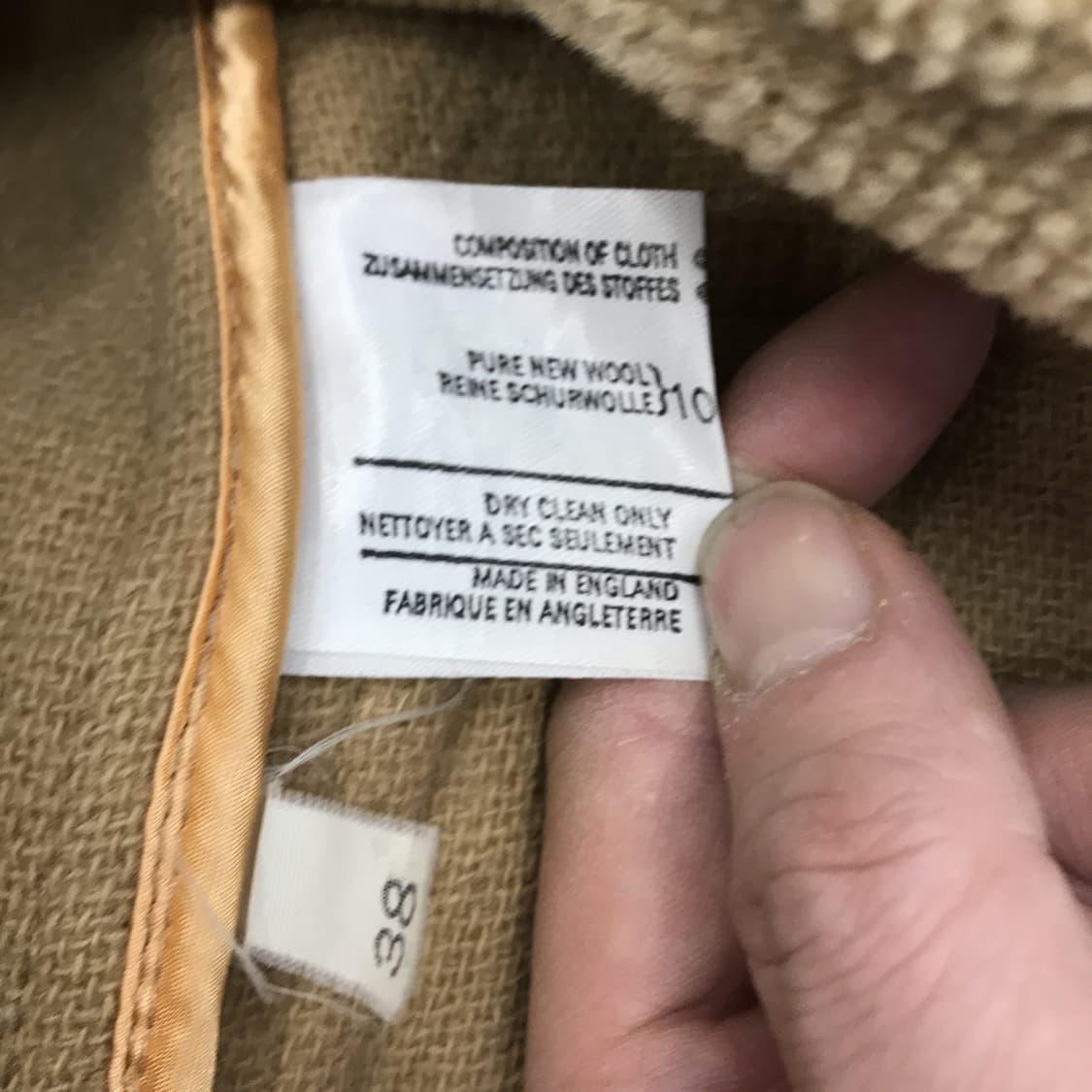 로얄벌링턴 잉글랜드 UK 울 떡볶이코트 [105] 상품이미지6