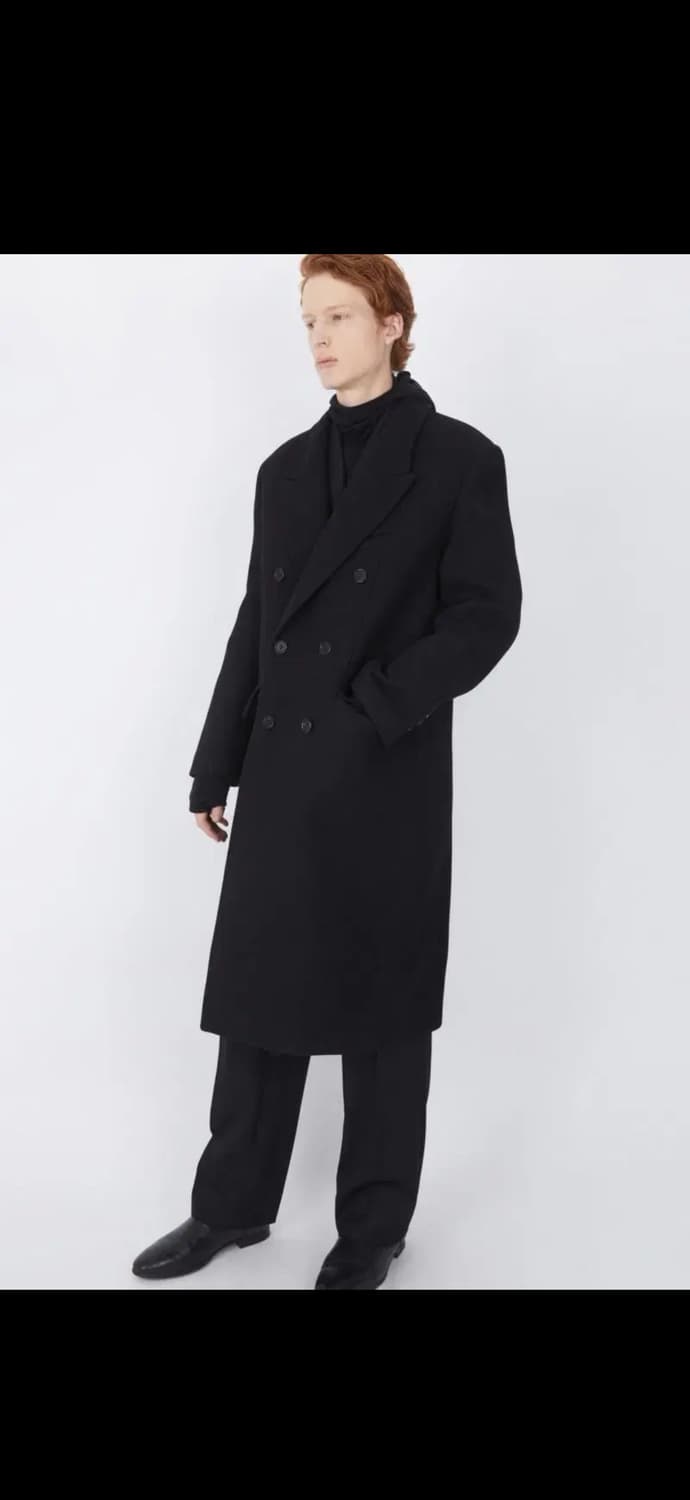 타일레 taille 21fw 더블 브레스티드 코트 차콜 1 상품이미지1