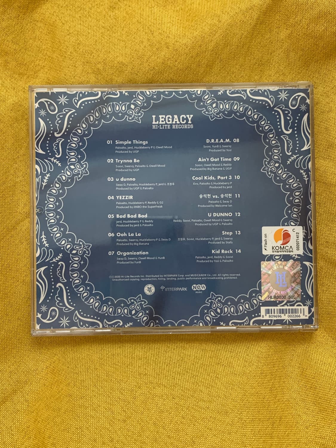 HI-LITE 컴필 앨범 LEGACY 상품이미지4