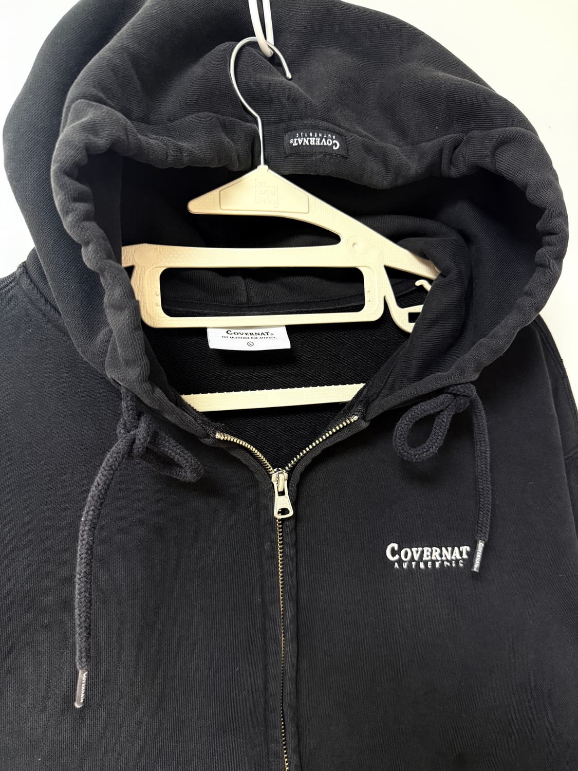 🖤 커버낫 후드집업 L 블랙 상품이미지3