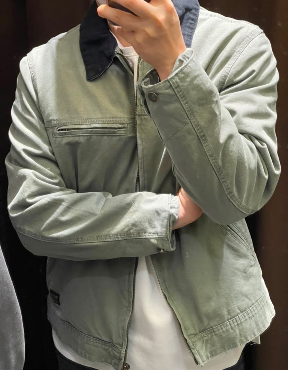 자라 워크자켓 콘트라스트 L 상품이미지2