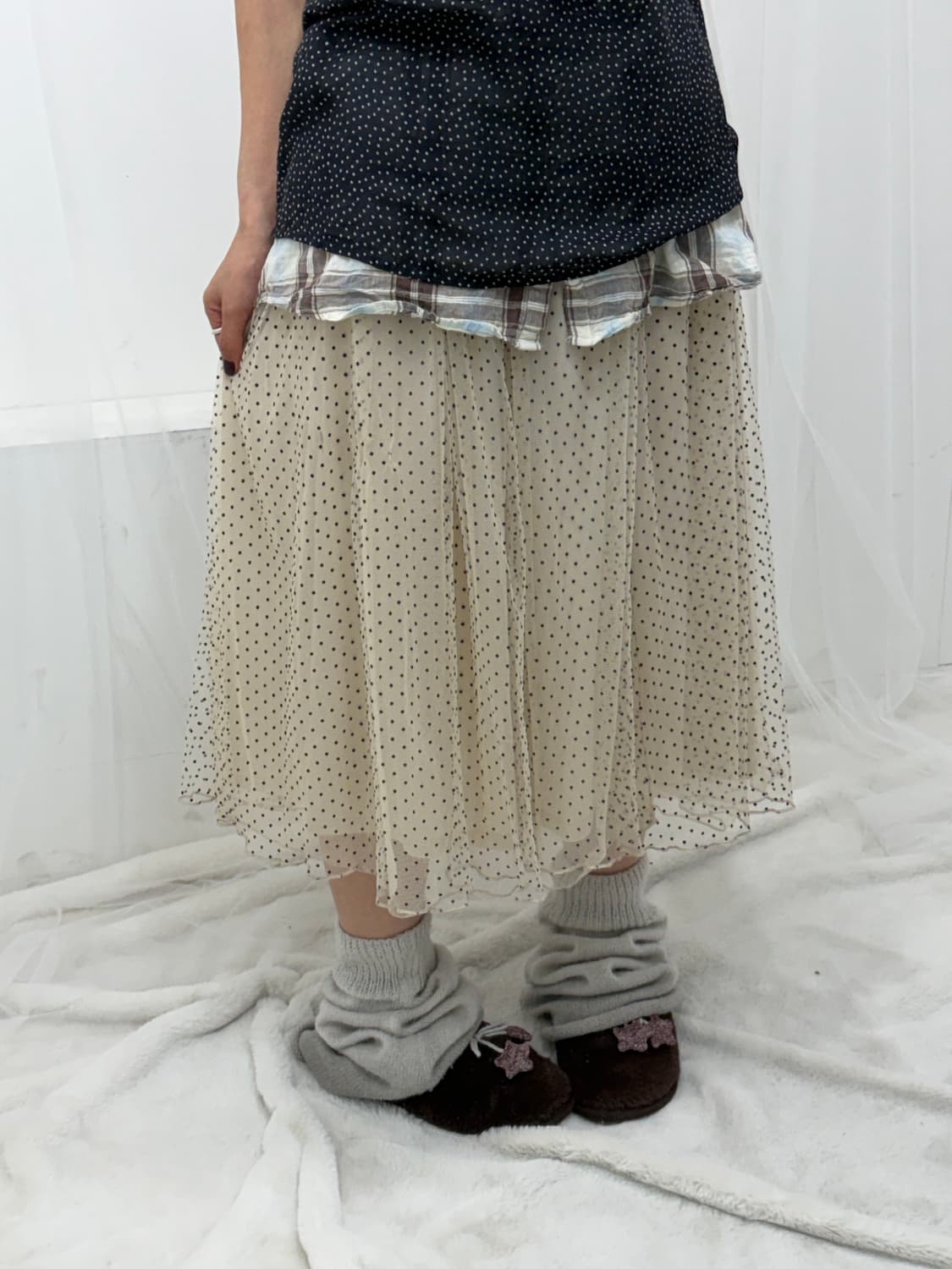 ˚꩜｡데일리 도트 모리걸  set˚꩜｡ 상품이미지4