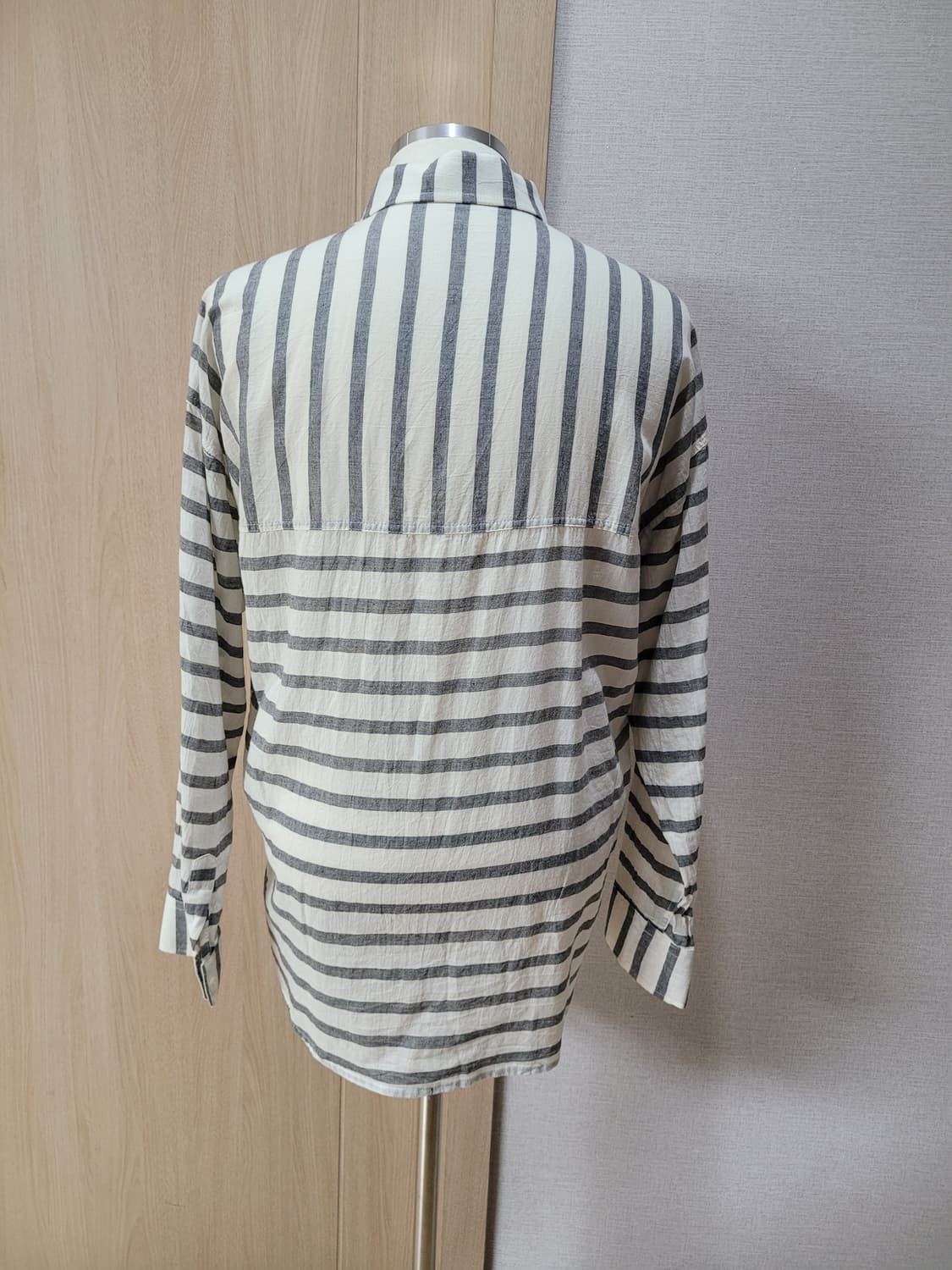 잭앤질 Jack&Jill 남자 스트라이프 셔츠 110 그레이 상품이미지6