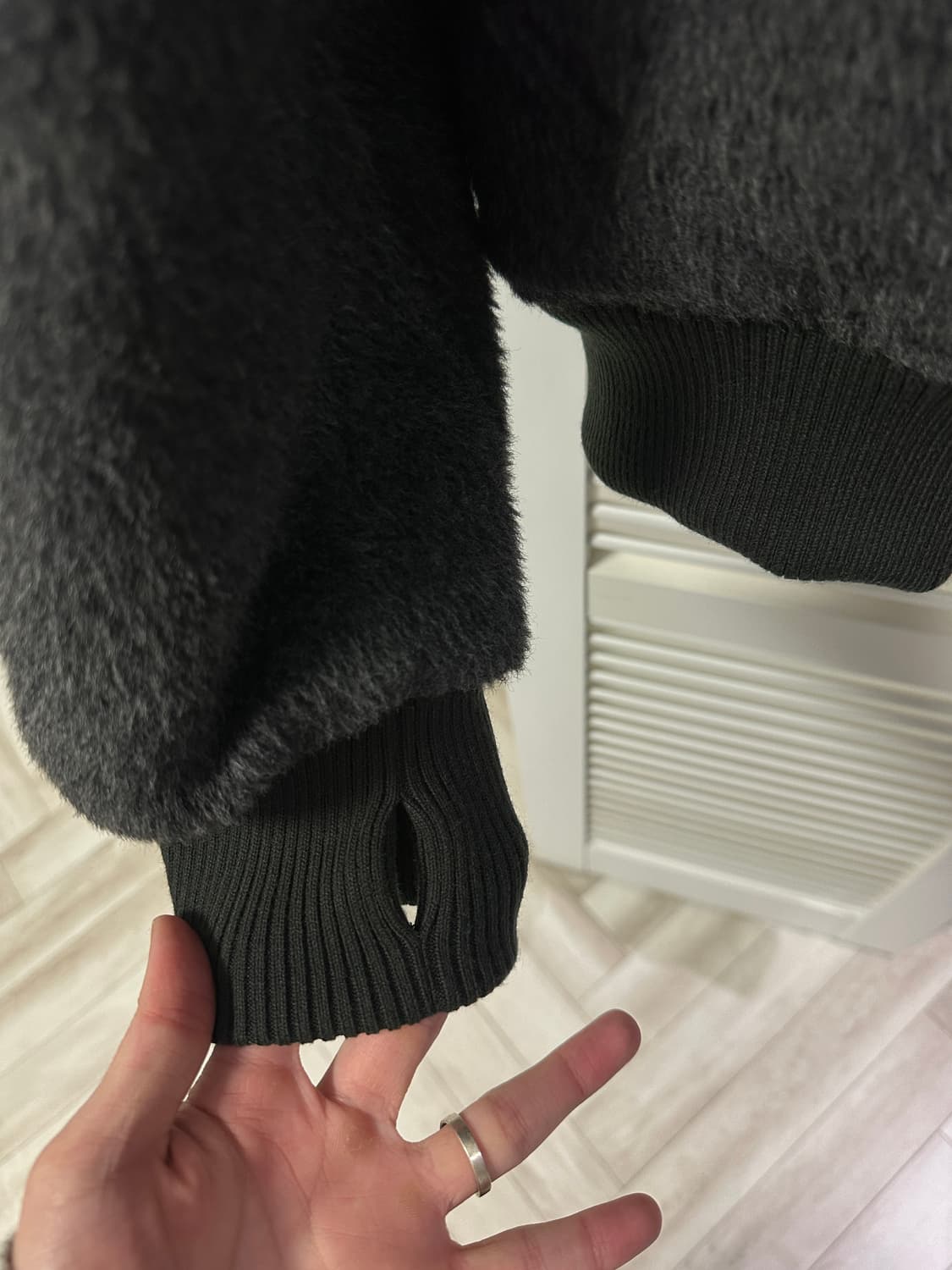 알렌느 3D 알파카 블루종 상품이미지4