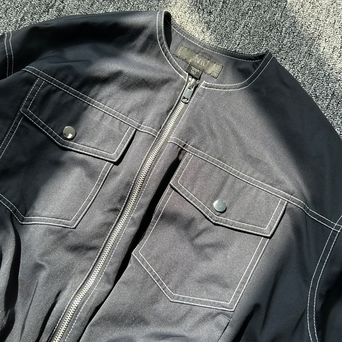 자라 워터 리펠런트 크롭 스티치 자켓 상품이미지3