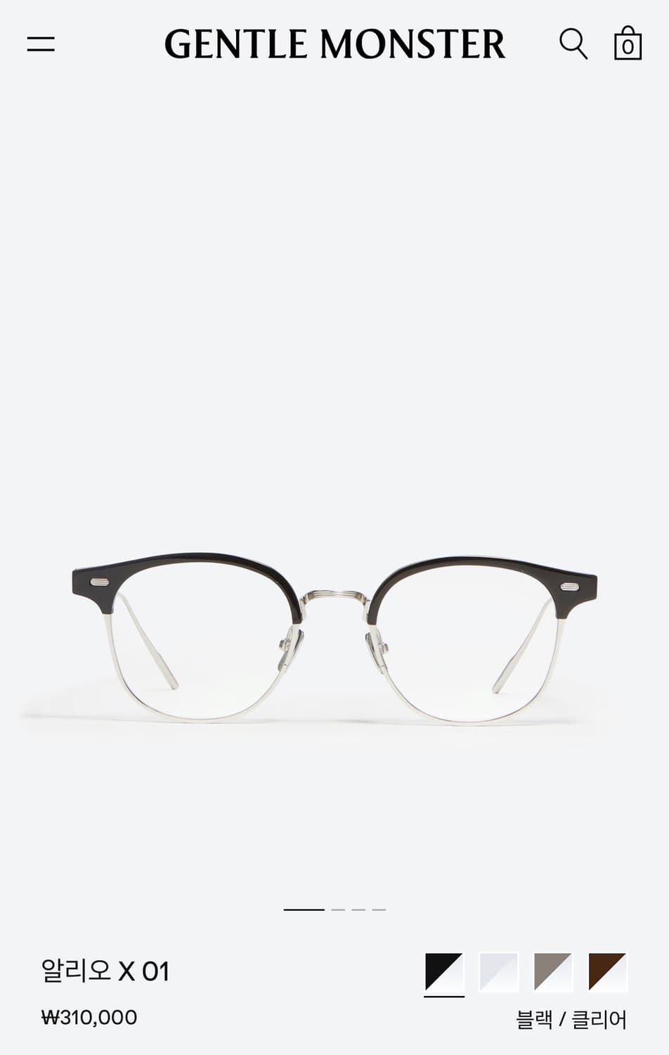 젠틀몬스터 알리오 X 01 Gentle Monster Alio X 01 상품이미지1