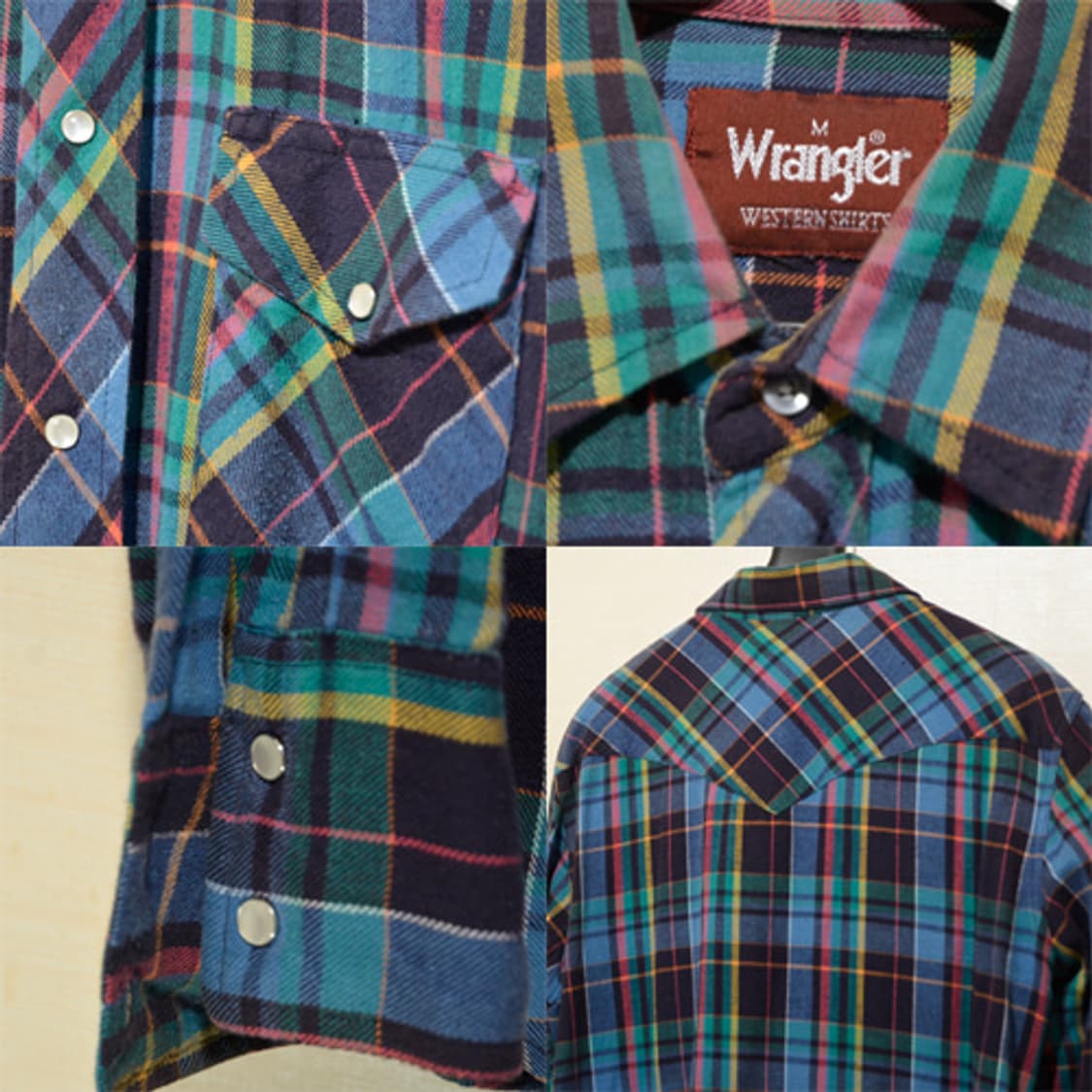 WRANGLER 웨스턴 트위드 스냅셔츠! 상품이미지2