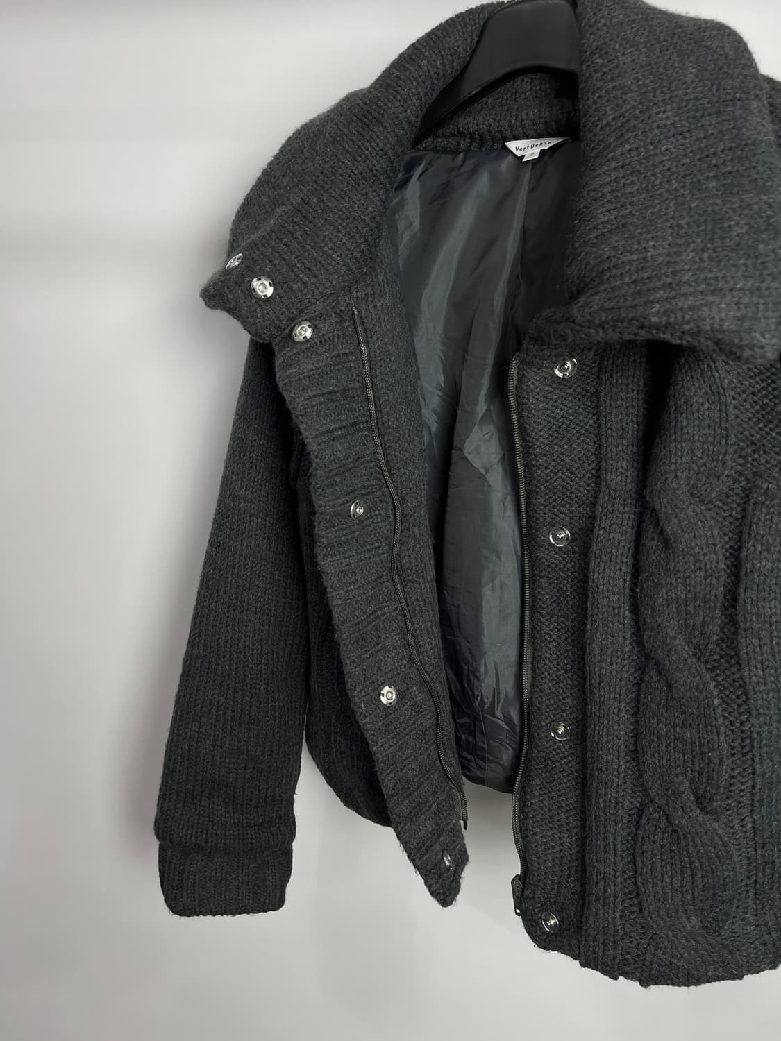 VERTDENSE 니트 집업 자켓  상품이미지6