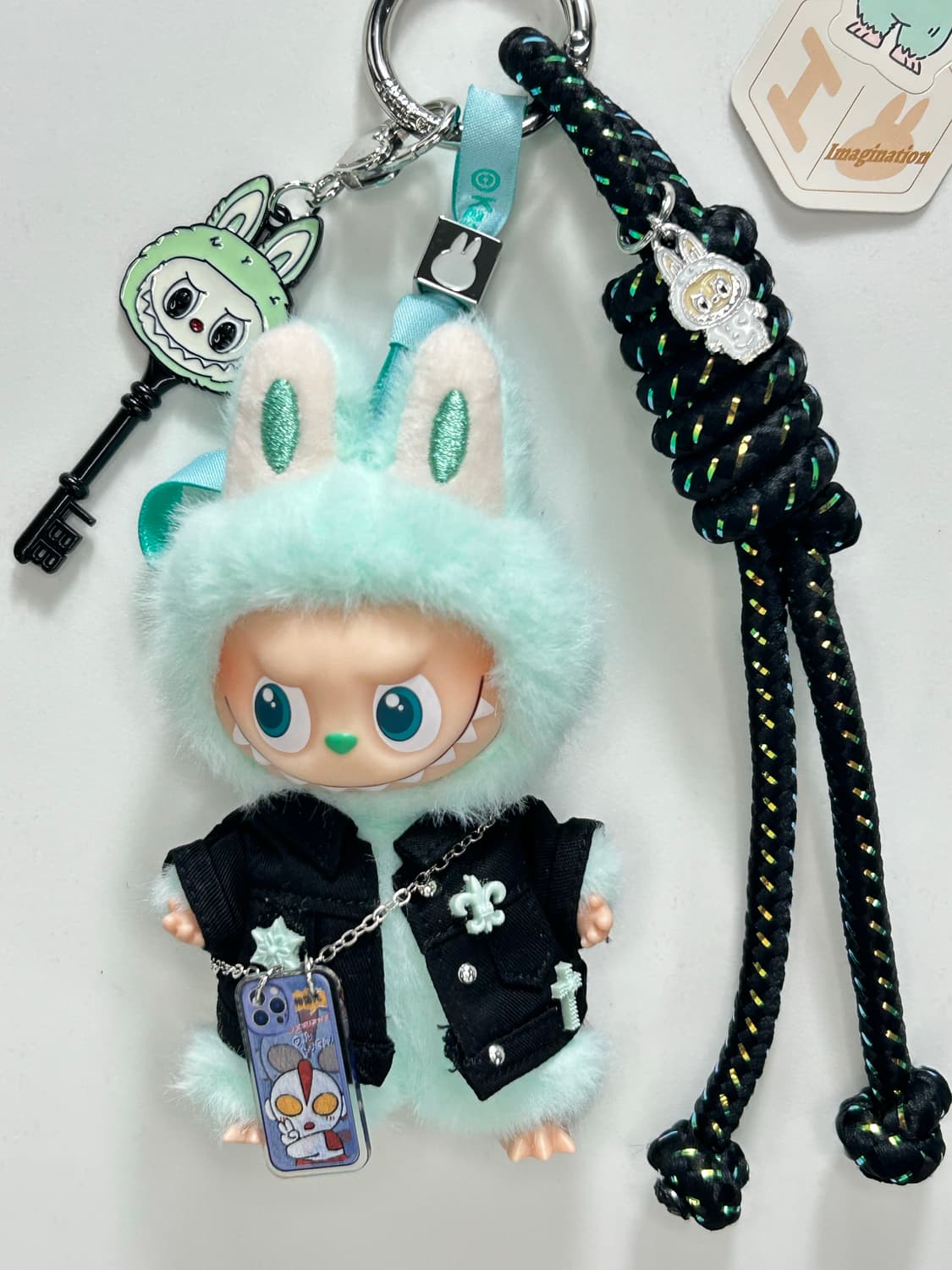 🙊미니라부부 내 마음속 비밀번호”I”커스텀키링 상품이미지2