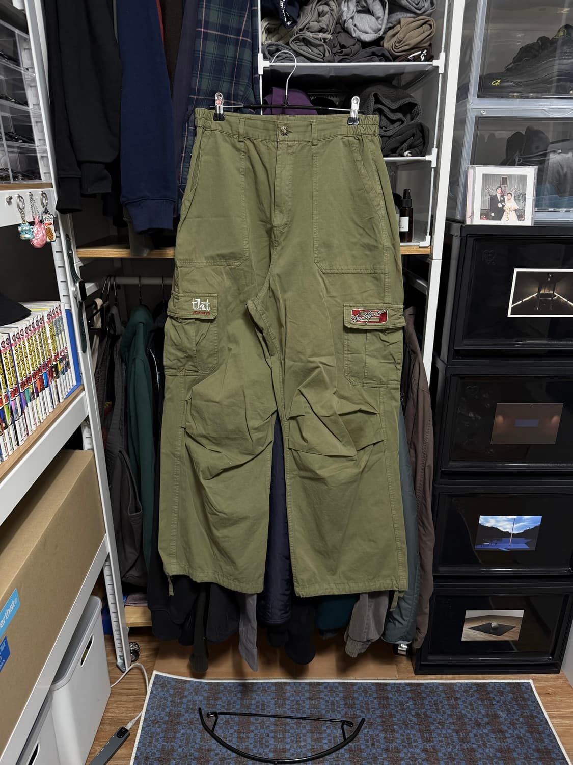 테켓 카고 팬츠 HOMEWORK PANTS KHAKI 상품이미지2