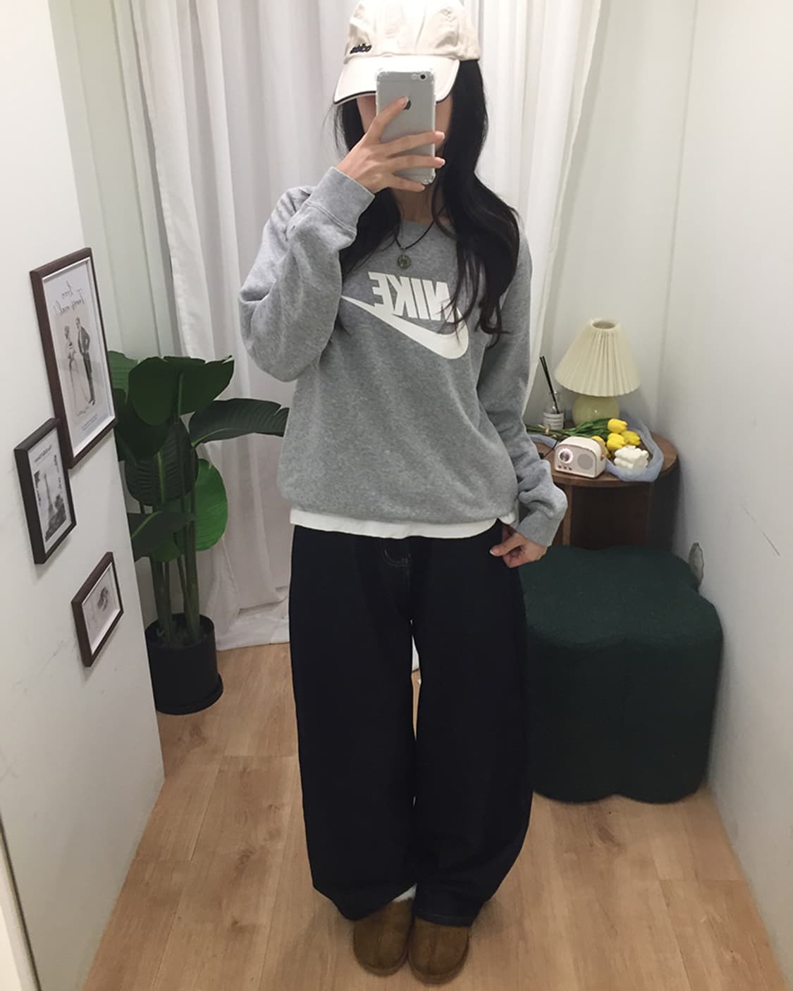 여성 나이키 스웻맨투맨 95~100 상품이미지1