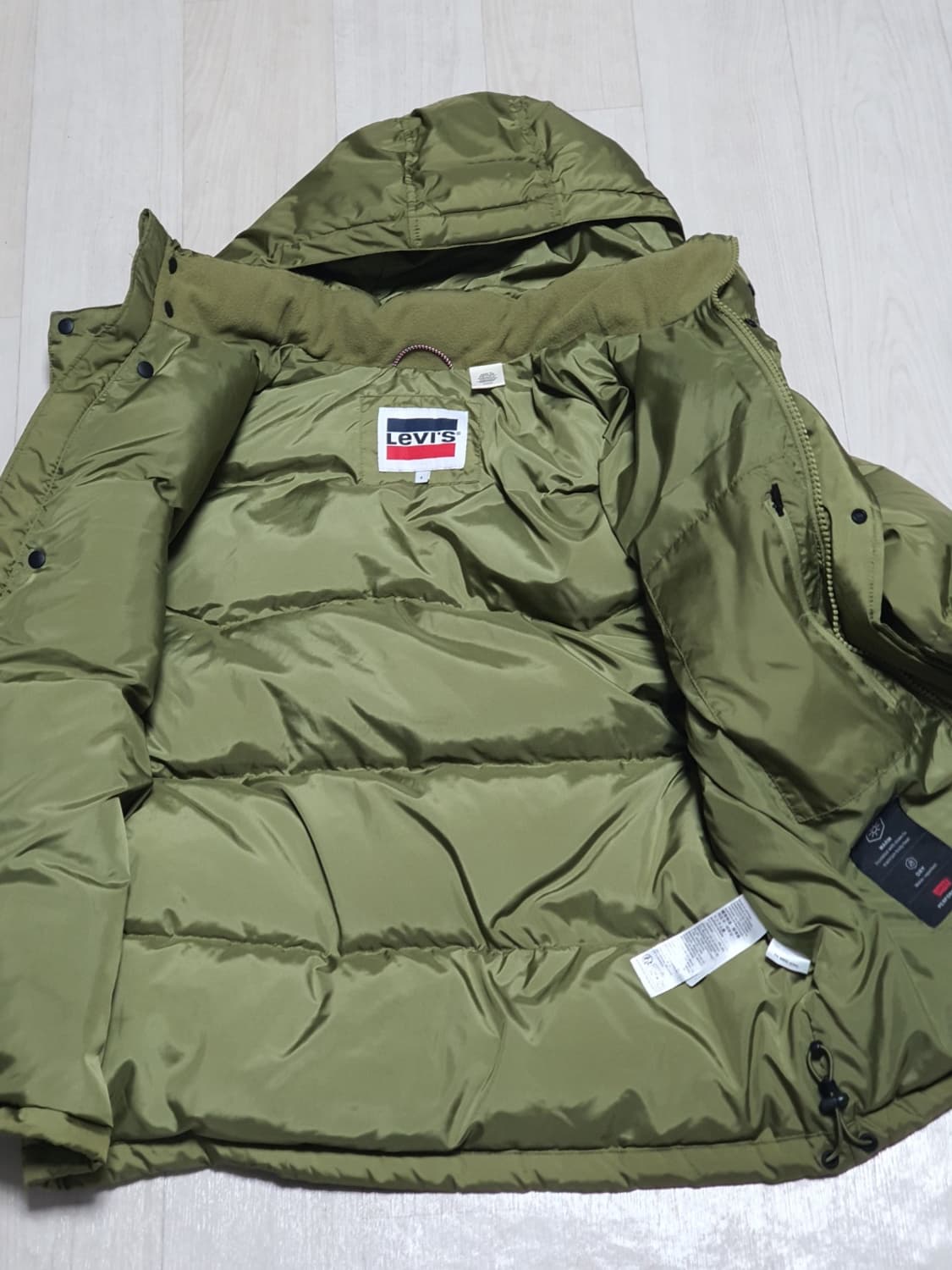 리바이스 남여공용 덕 다운 패딩 S 올리브
 상품이미지3