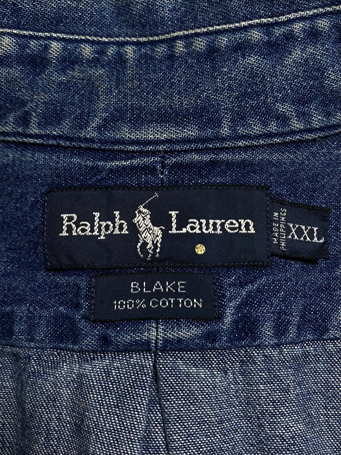 1992년 POLO RALPH LAUREN DENIM SHIRT OG 상품이미지5