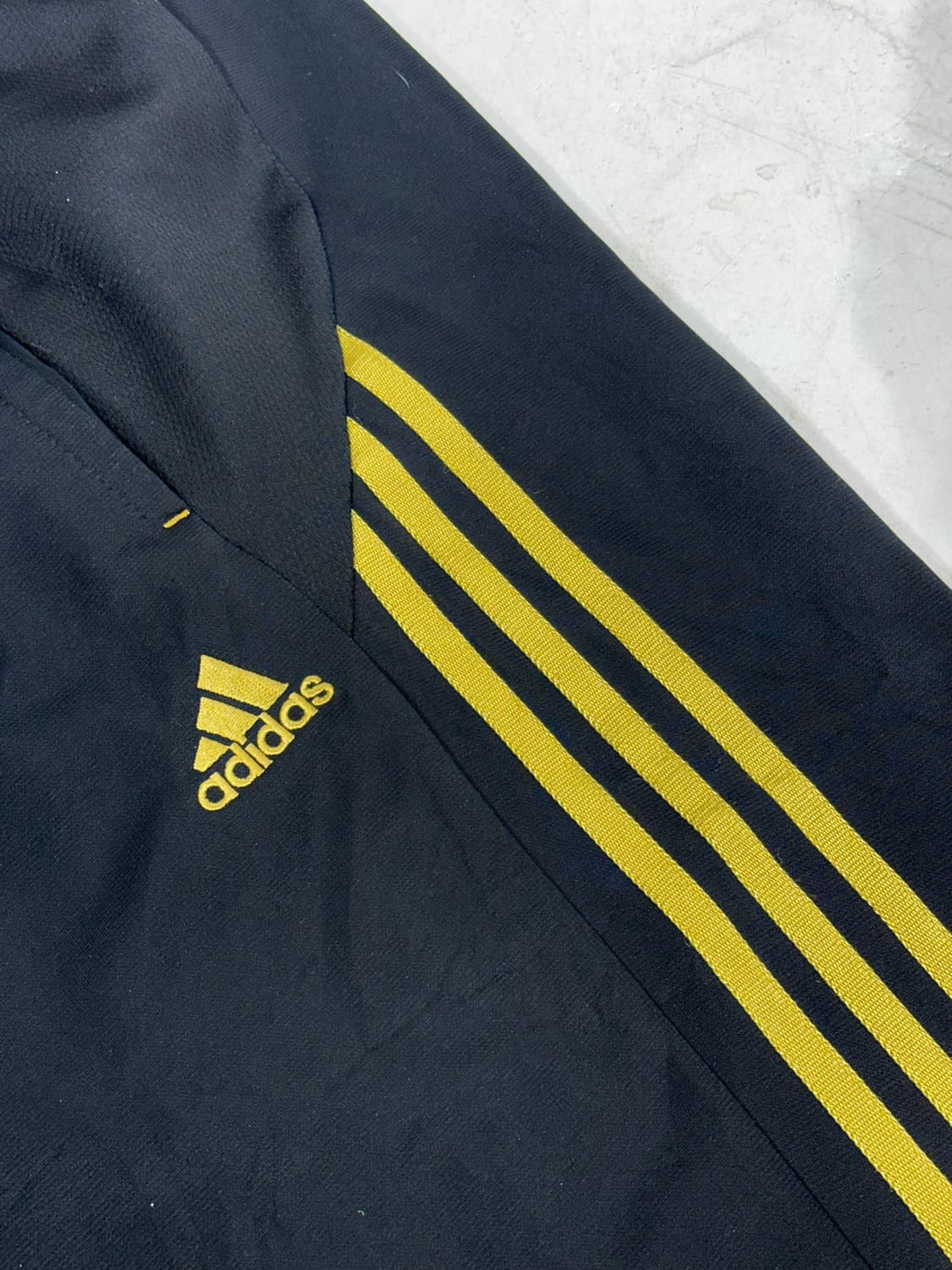 아디다스 블랙 골드 삼선 와이드 트레이닝 팬츠 XL 상품이미지6