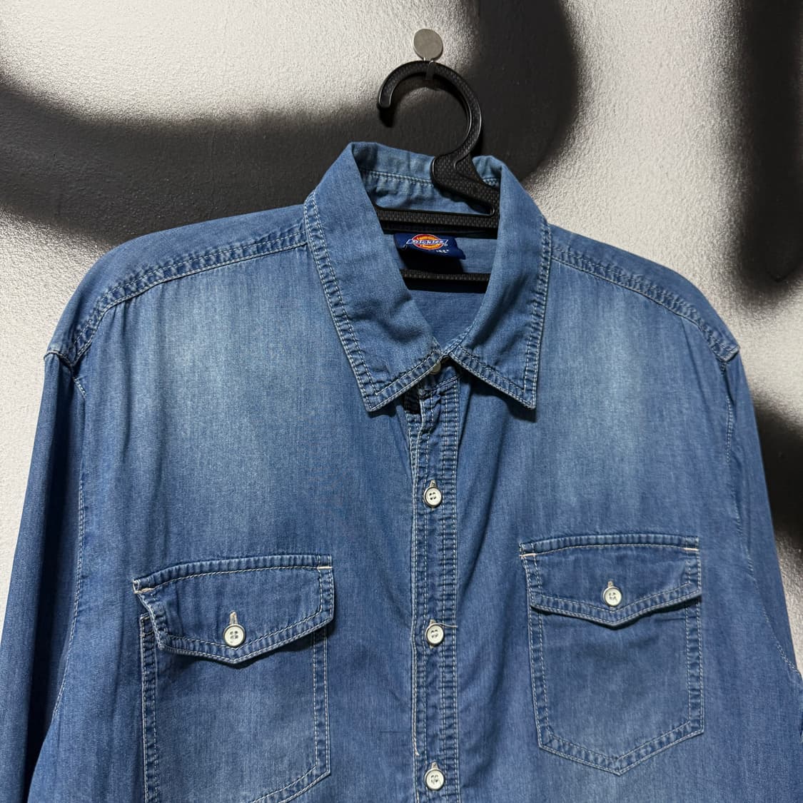 디키즈 중청 더블 포켓 데님 긴팔 셔츠 상품이미지2