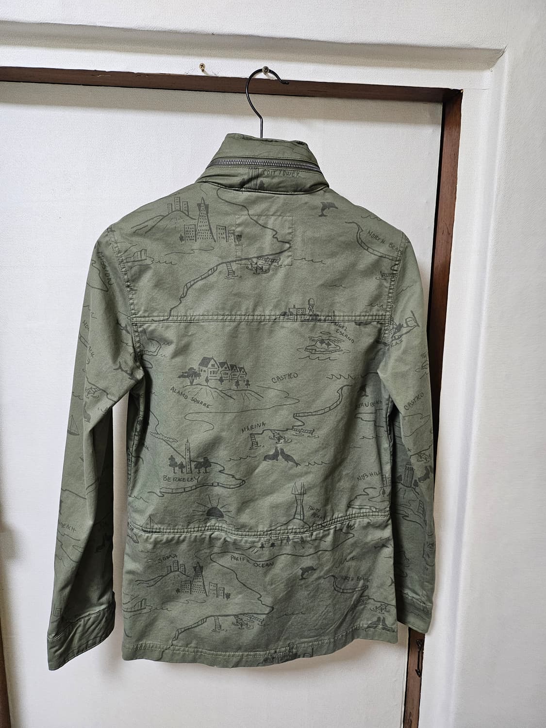 리바이스 디테일 야상 올리브그린 s 상품이미지2