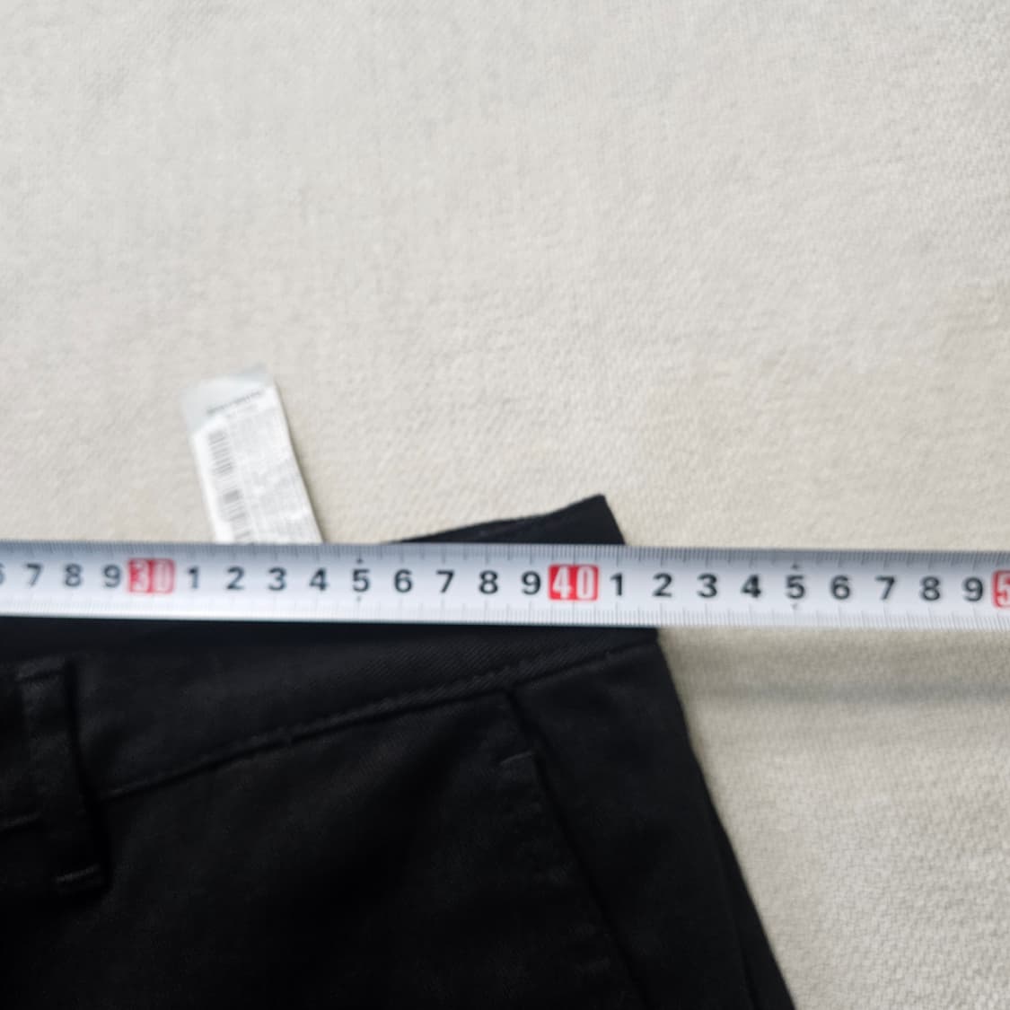 42 새상품 자라 블랙 코튼 팬츠 0330Y 상품이미지5