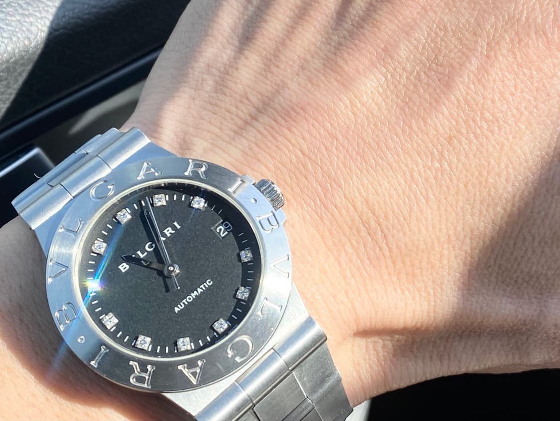 불가리 디아고노 LCV35 다이아 11P 남성용 35mm 미듐  오토메틱 상품이미지3