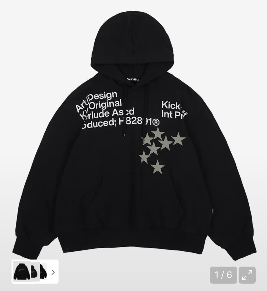 카이파이 Int Drty Hoodie (Black)_K24ZB76 상품이미지1