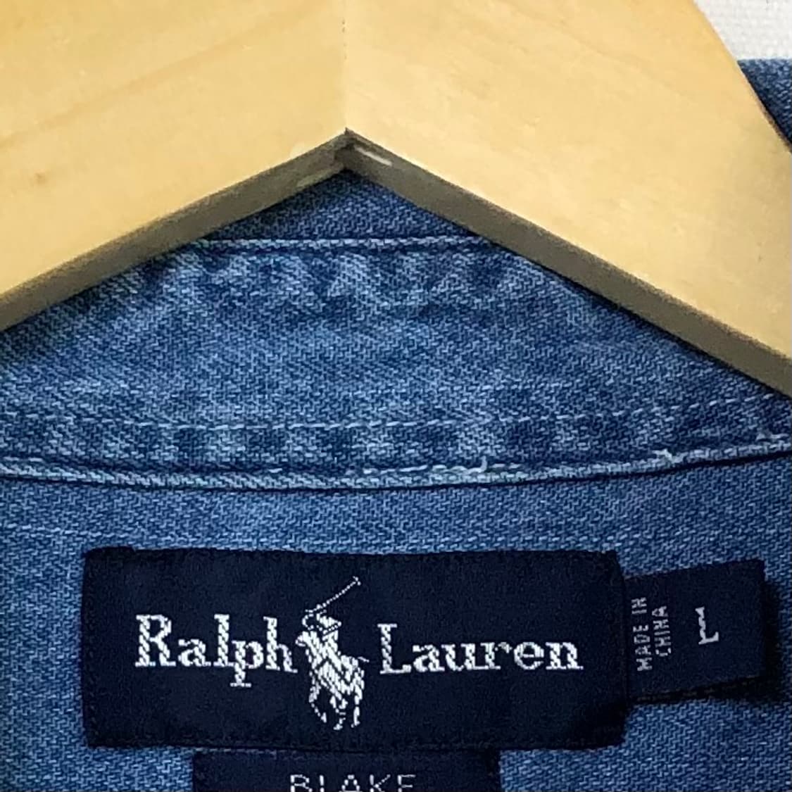 105 폴로 데님 셔츠 상품이미지3