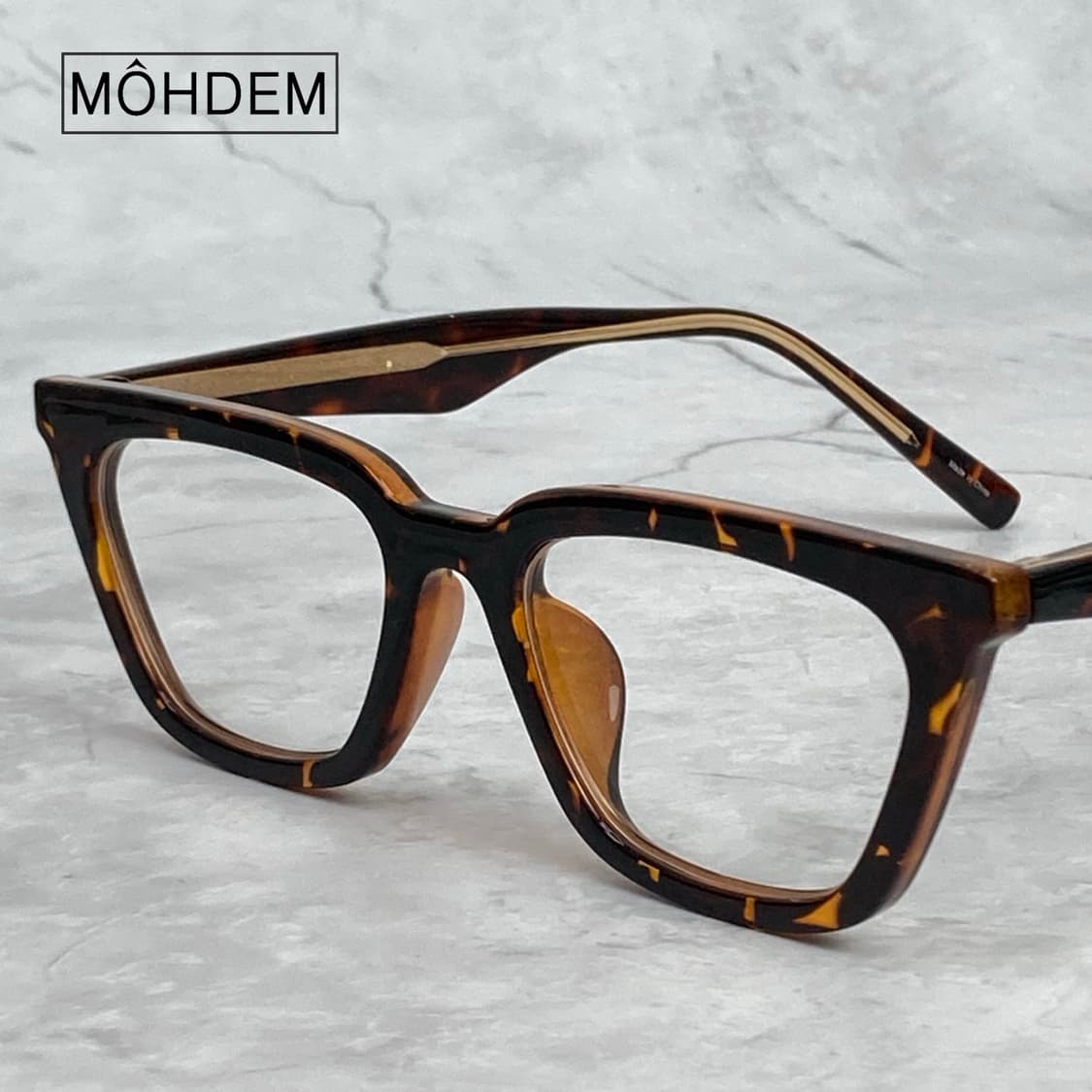 [Unsex] UV400 호피 뿔테 안경 아이웨어 상품이미지4