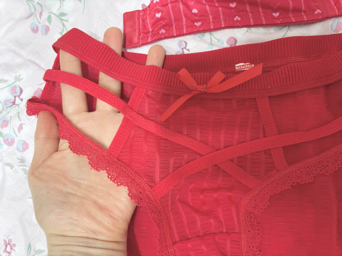 좋은 사람들 여성 속옷 세트/섹시 절개장식/사이드오픈형/섹시망사 상품이미지3