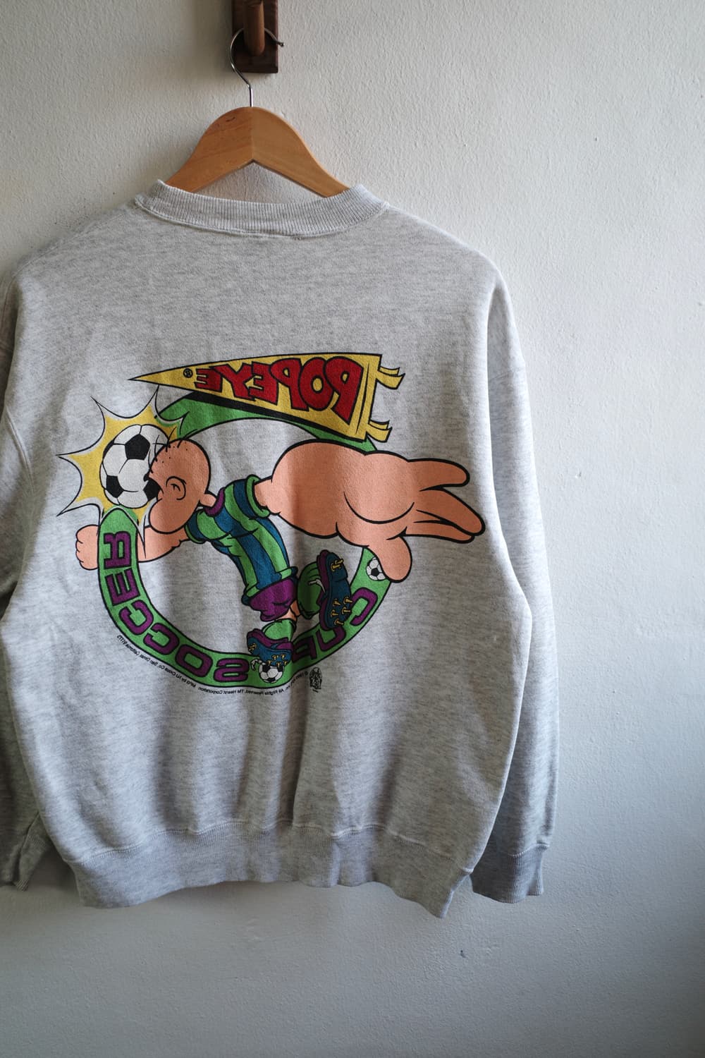 93s 뽀빠이 프린팅 스웻셔츠 상품이미지6