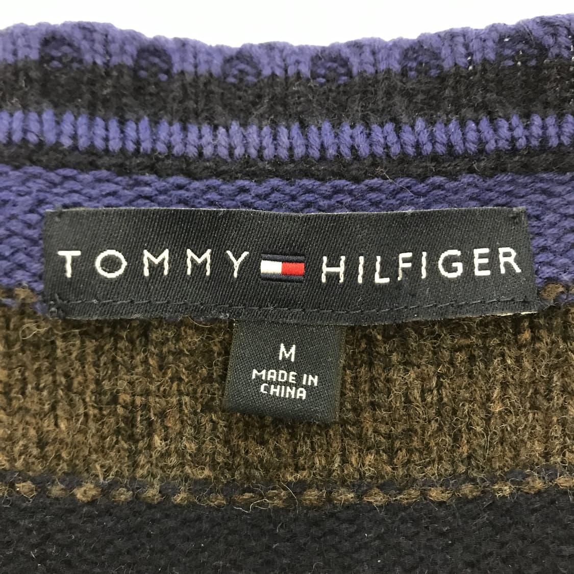 타미힐피거 빈티지 스트라이프패턴 니트 [M] 상품이미지4