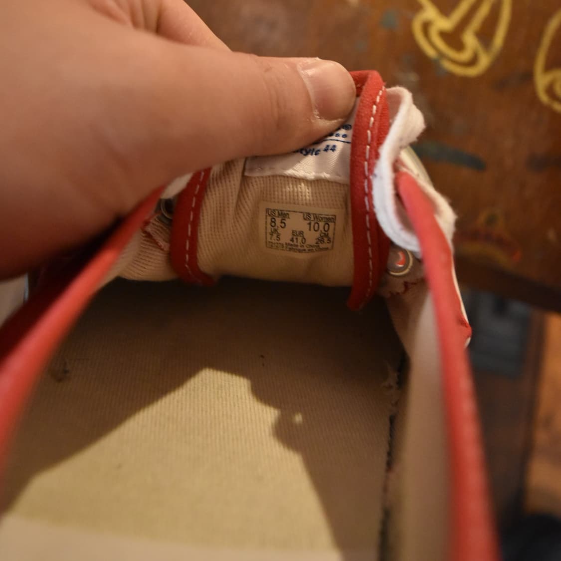 Vans Sneakers Red 265 Size 상품이미지5