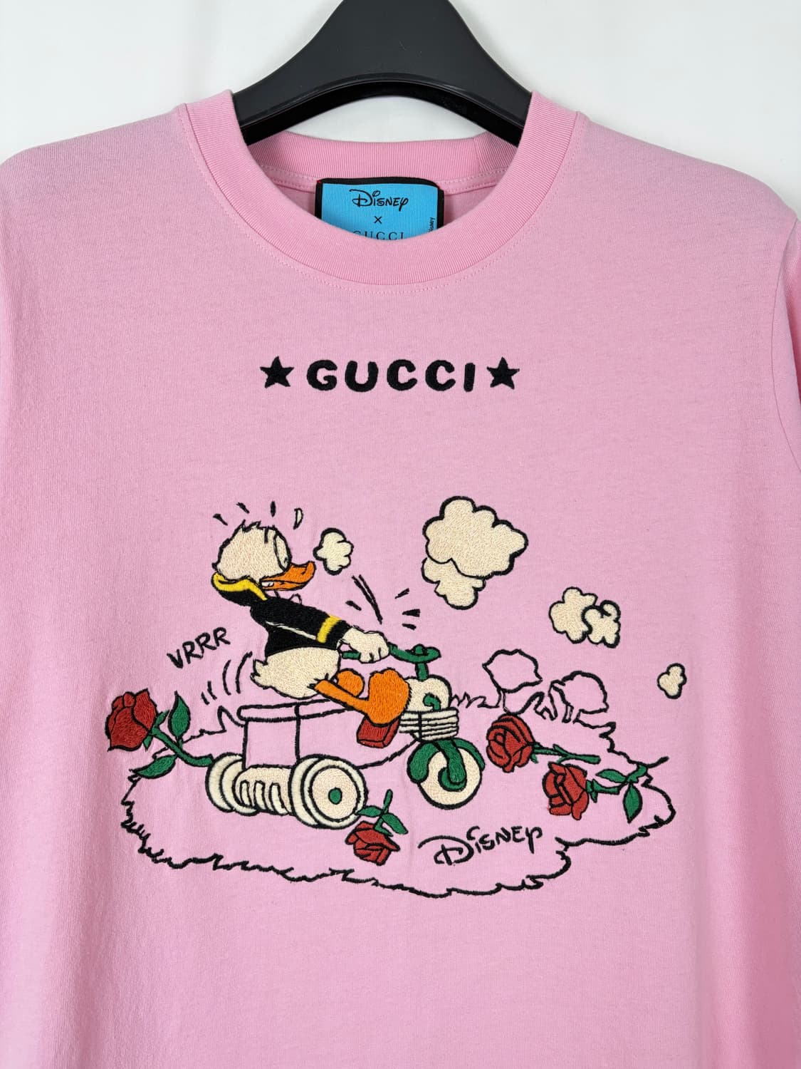 a282) 구찌 x 디즈니 도널드덕 자수 티셔츠 상품이미지2