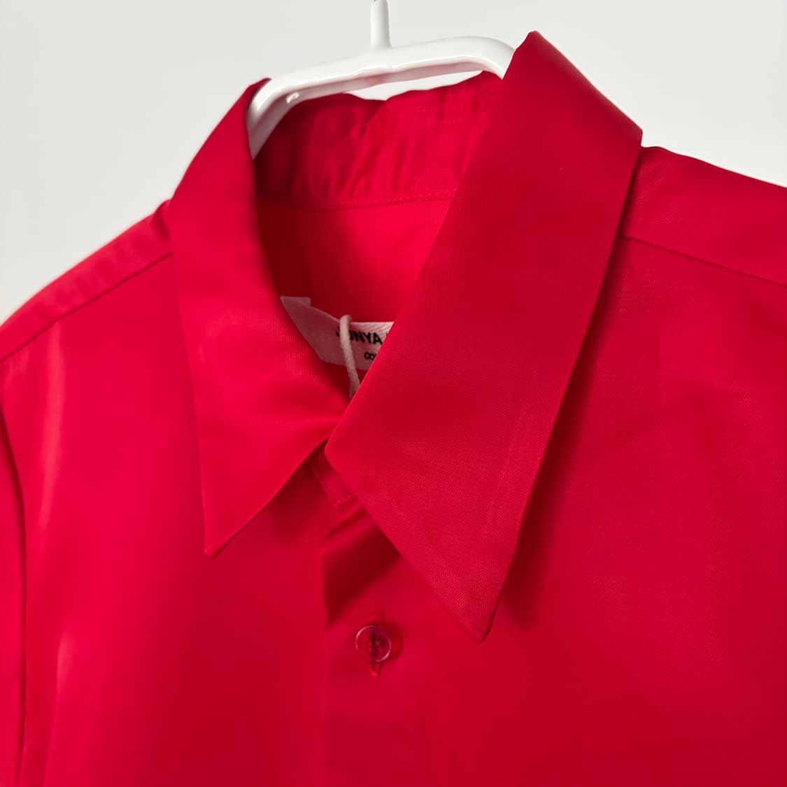 90‘s Cool Red Basic Blouse 상품이미지4