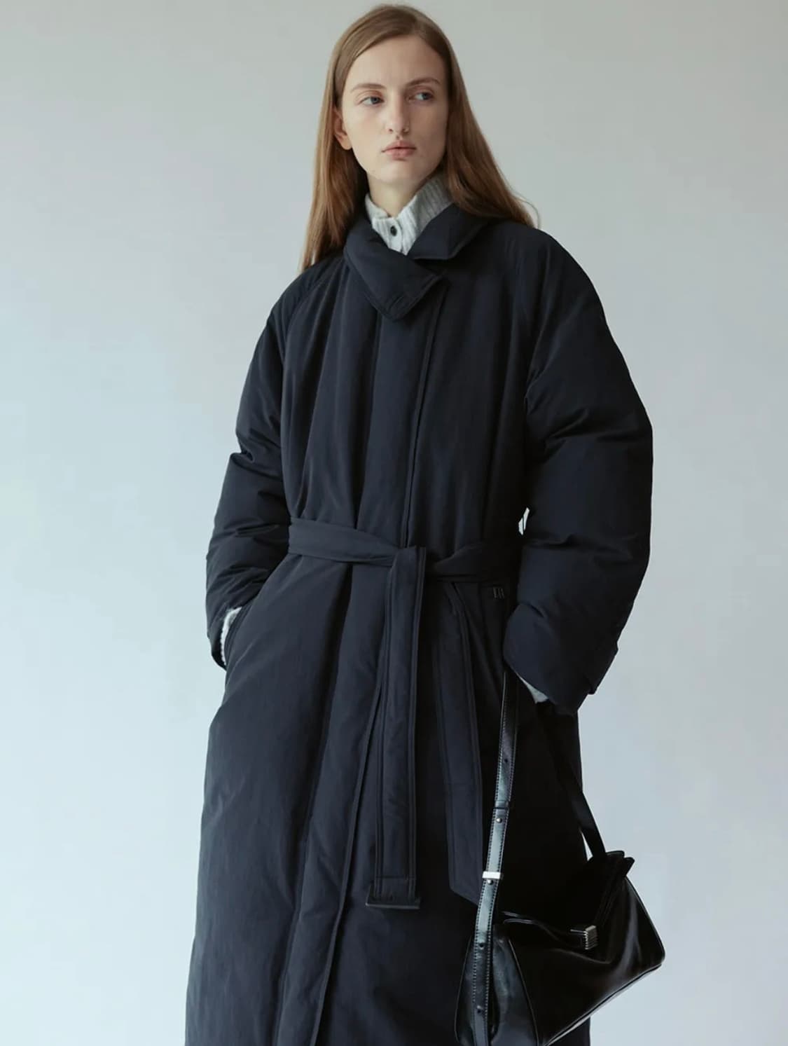 루에브르 롱패딩 패딩코트 Belted Long Goose Down Coa 상품이미지2