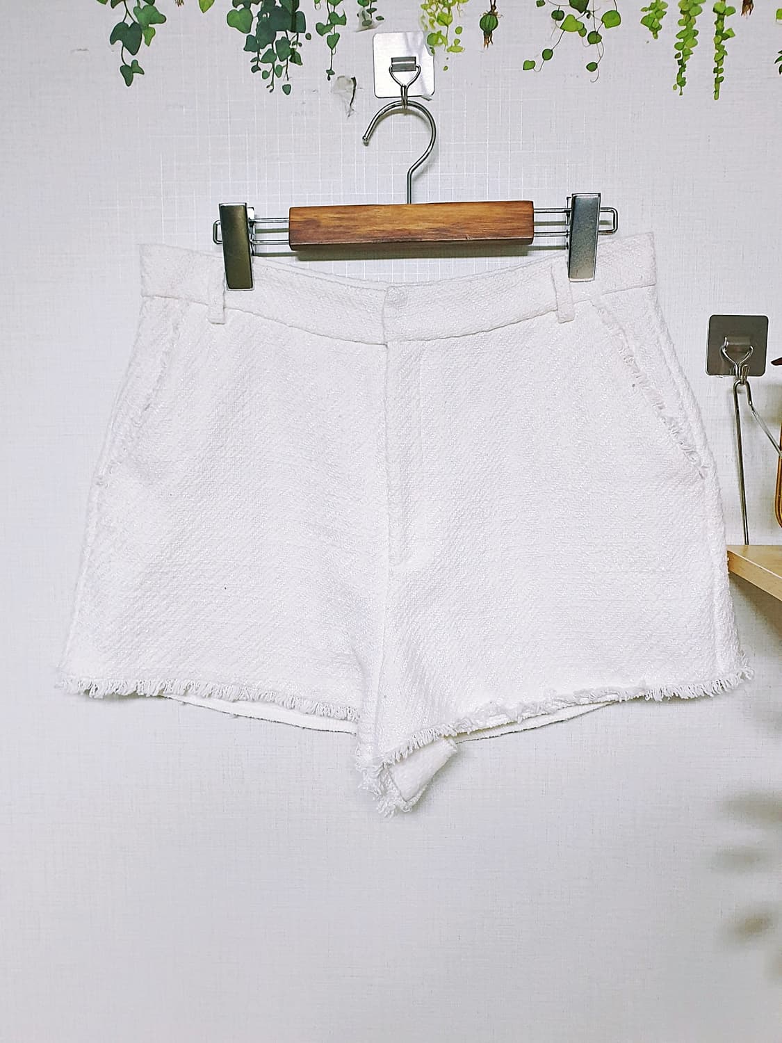 자라 트위드반바지 77 화이트 L 상품이미지1