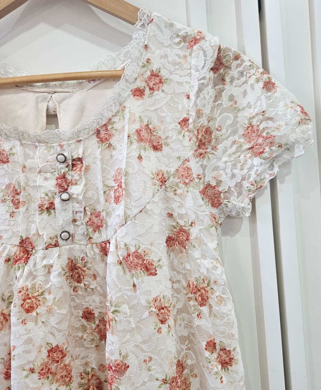 로즈 레이스 플라워 원피스 상품이미지4