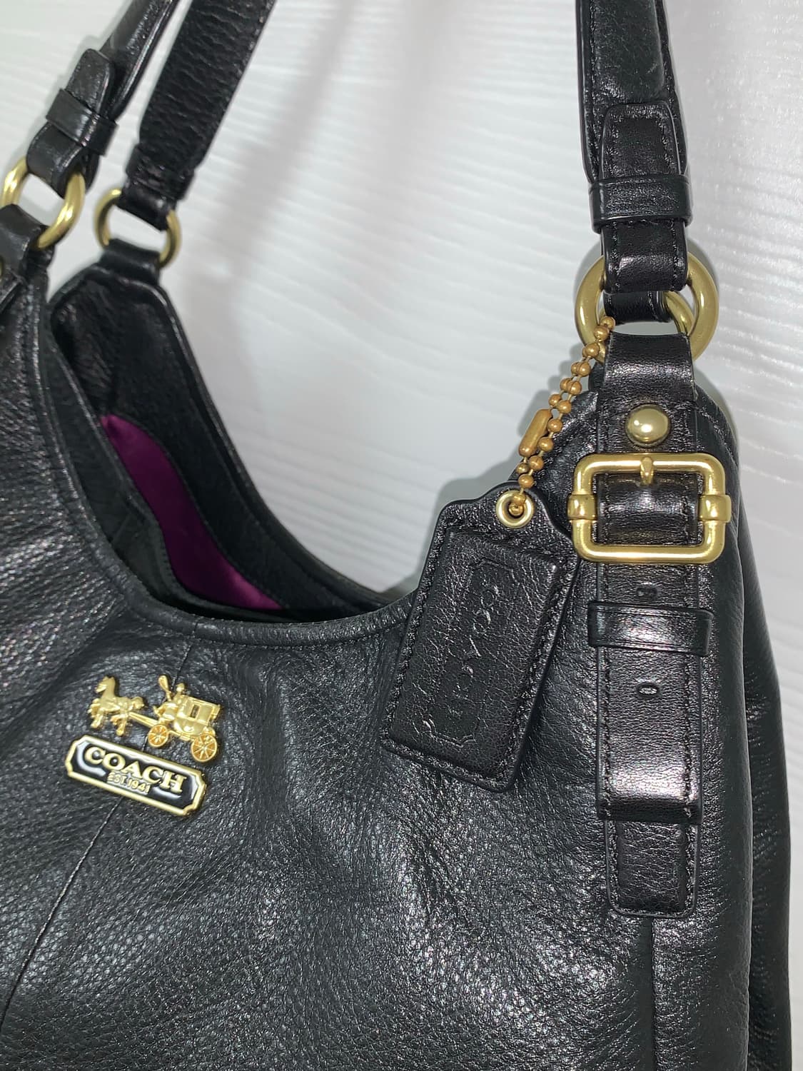 [S급] Old Coach black shoulder bag 상품이미지3