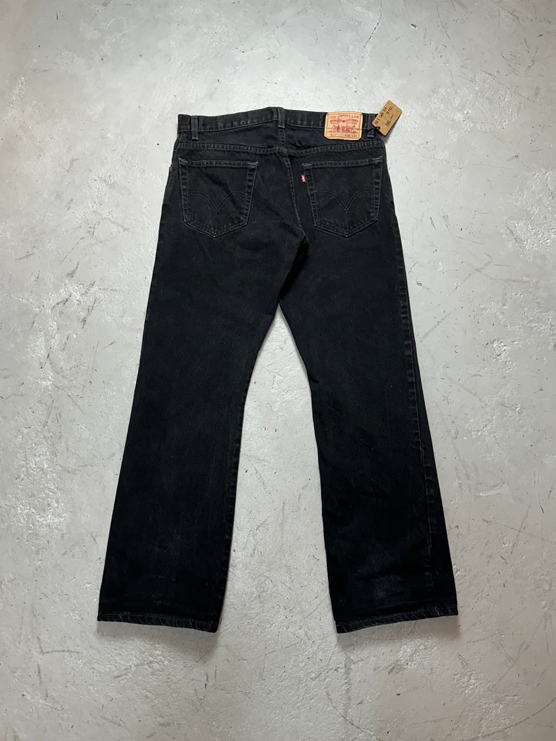 00’s 리바이스 517 블랙 부츠컷 플레어진 상품이미지4