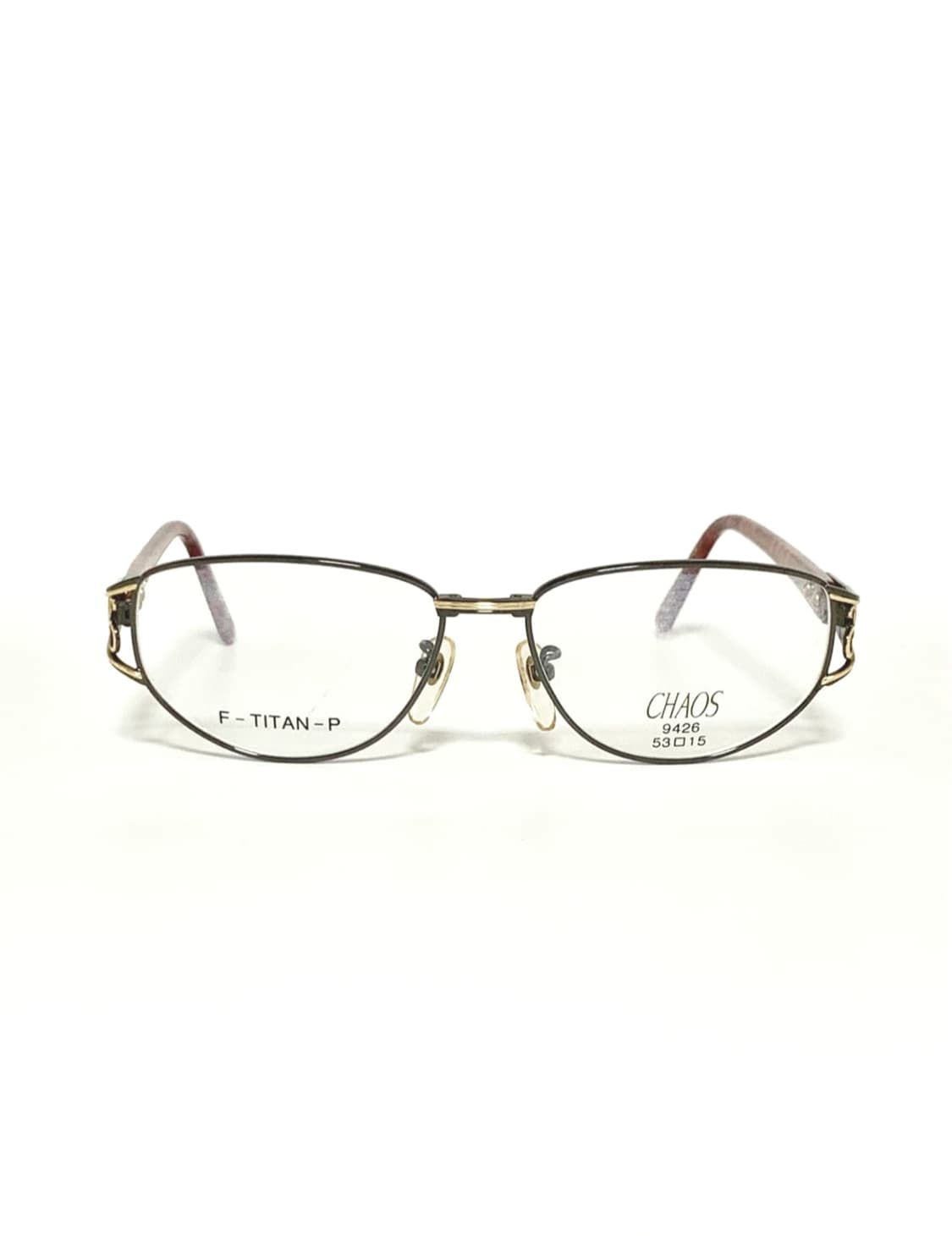 데드스탁 CHAOS  티탄P 오벌형 콤비 안경 상품이미지1