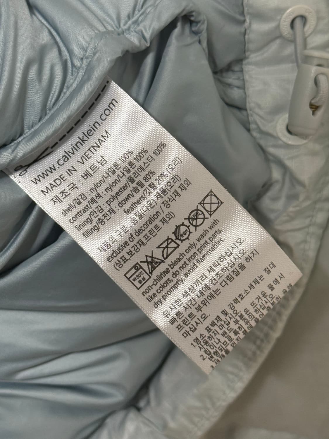 캘빈클라인 덕다운 패딩 상품이미지5