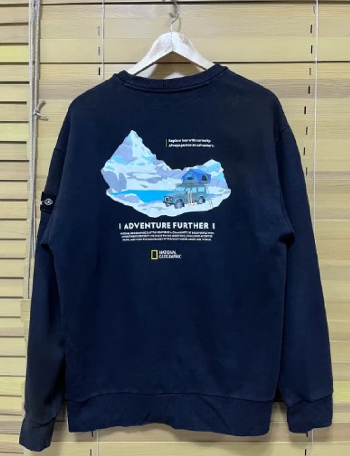 내셔널지오그래픽 남성 라운드맨투맨티셔츠 L사이즈 상품이미지3