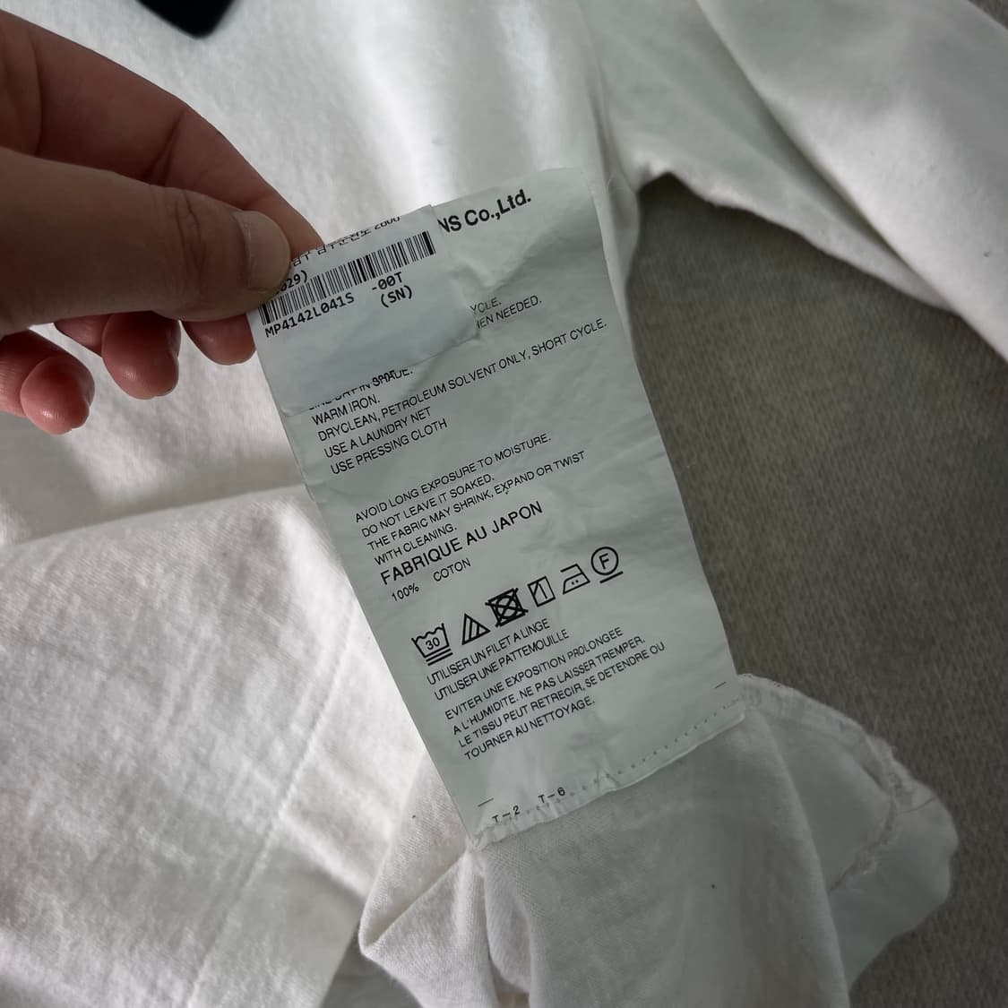 95 꼼데가르송 하트와펜 롱슬리브 티셔츠 상품이미지6