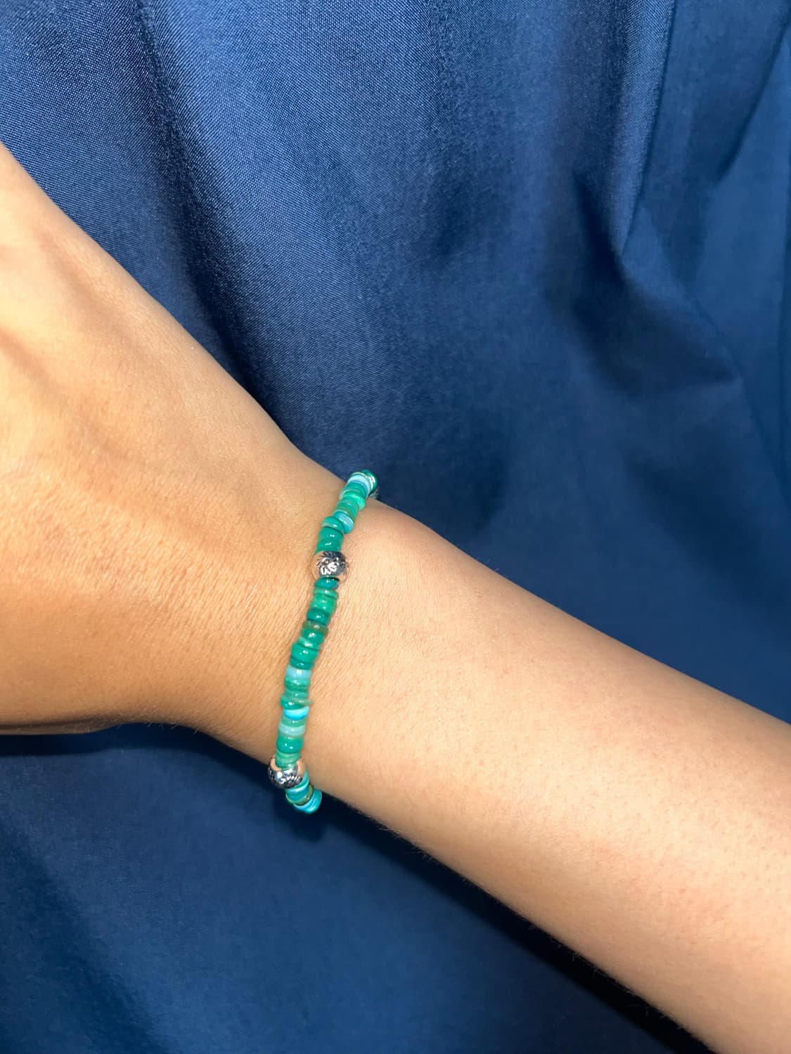 빈티지 비즈 팔찌 / green bracelet 상품이미지2