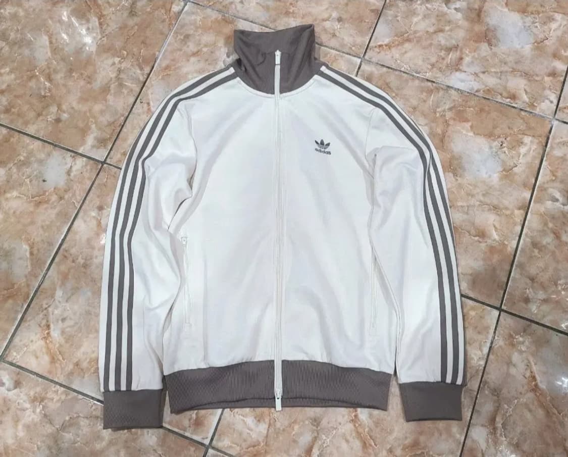 아디다스 베켄바우어 트랙탑 원더 화이트 트레이스 브라운 상품이미지1