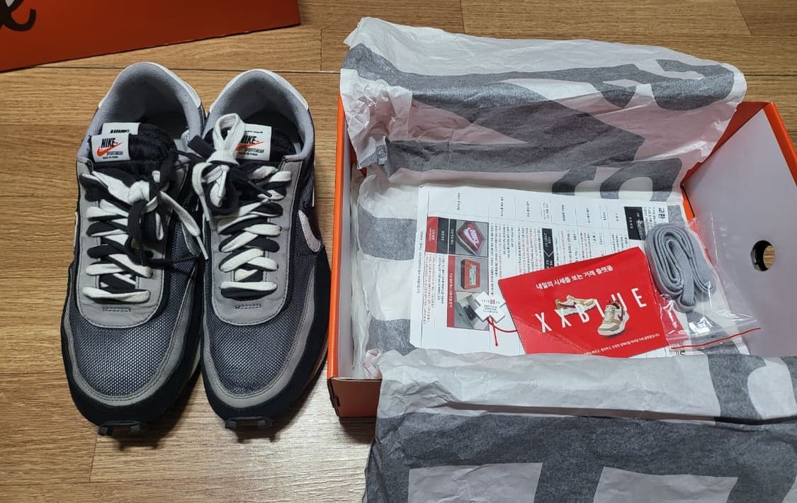 [295]나이키x사카이LD와플 블랙 상품이미지1