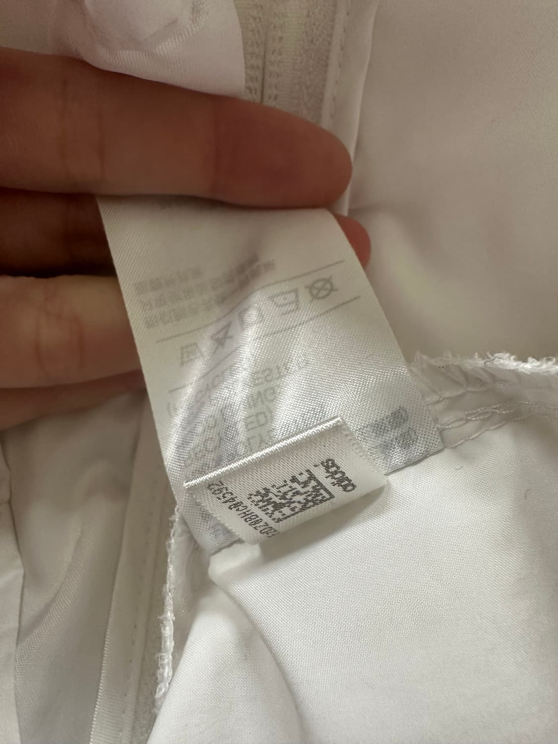 아디다스 화이트 후드 바람막이 집업 상품이미지8