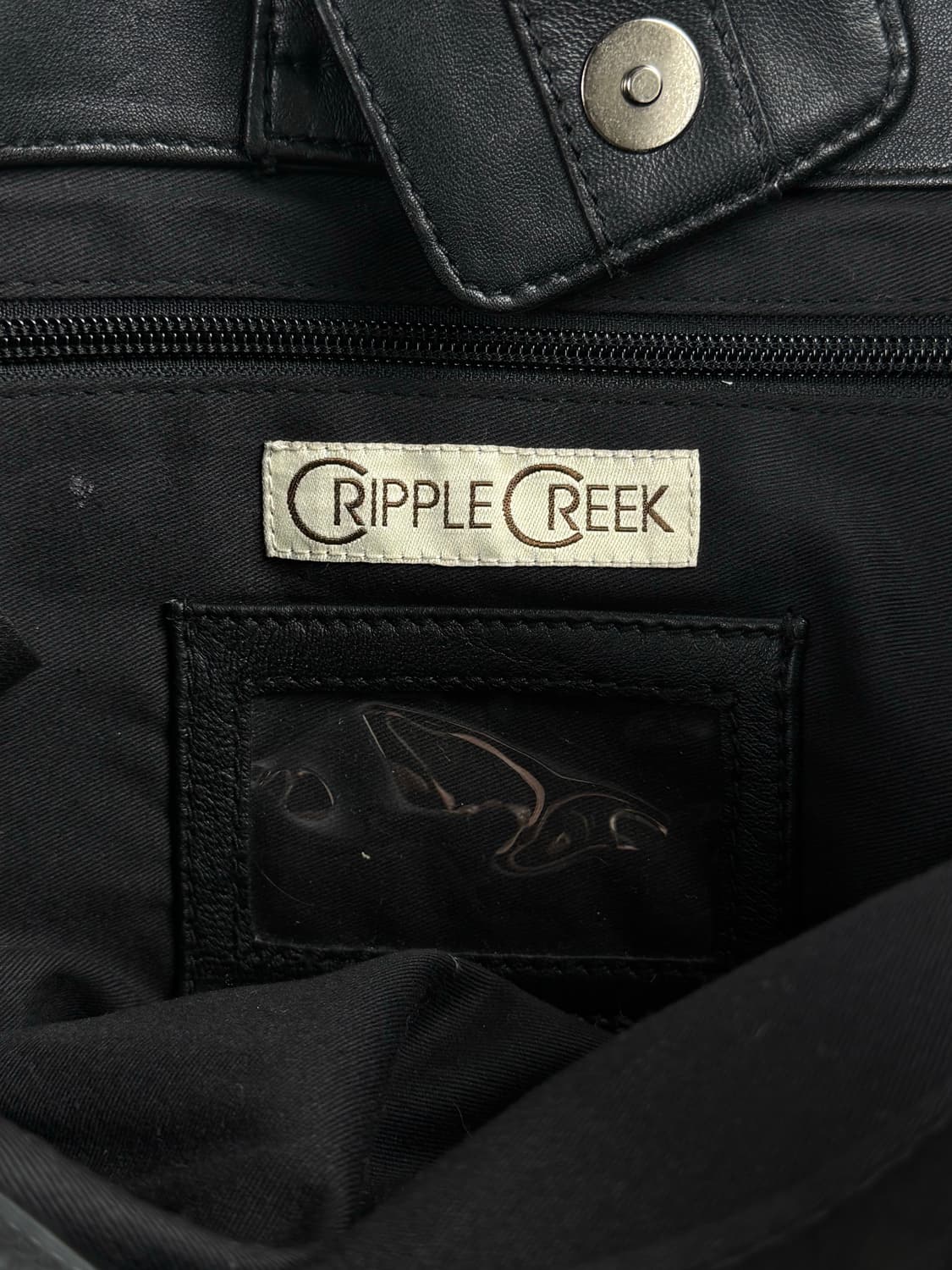 cripple creek 스터드 웨스턴 레더 숄더백 상품이미지8