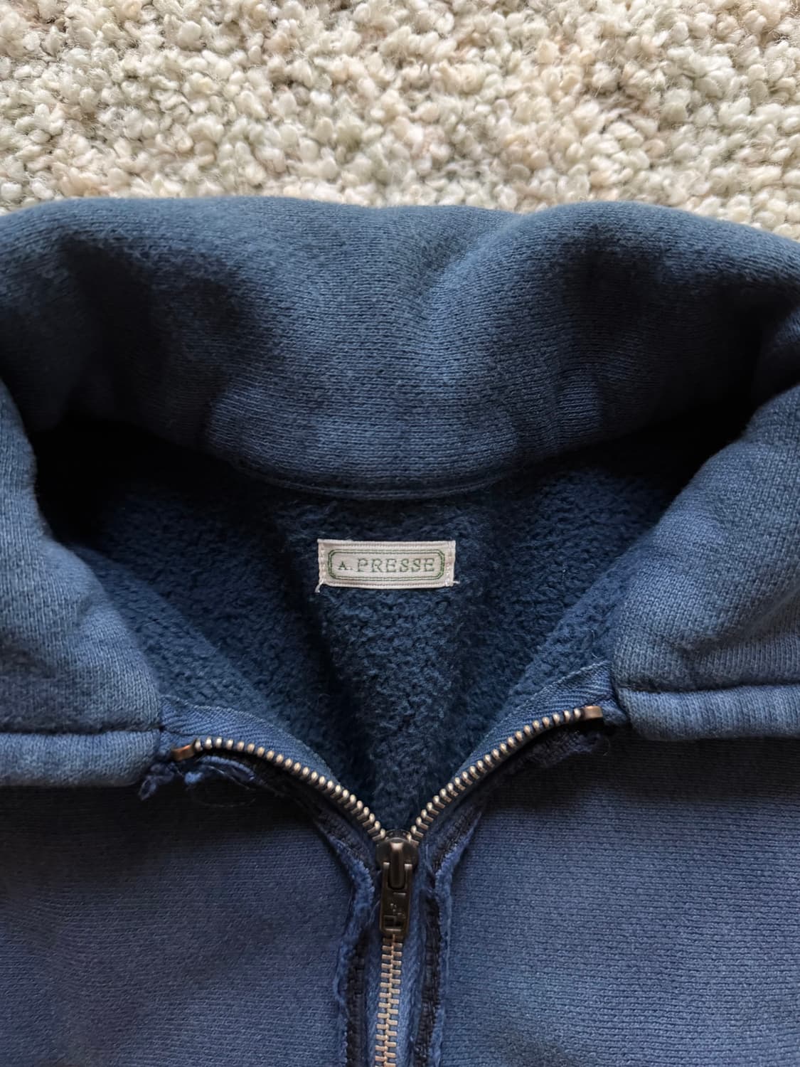 [2] 아프레쎄 하프집업 네이비 상품이미지3